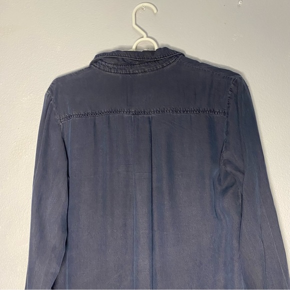 Divided H&M | Women's Dark Gray Long Sleeve Button Down Shirt Size 8 - Picture 5 of 12